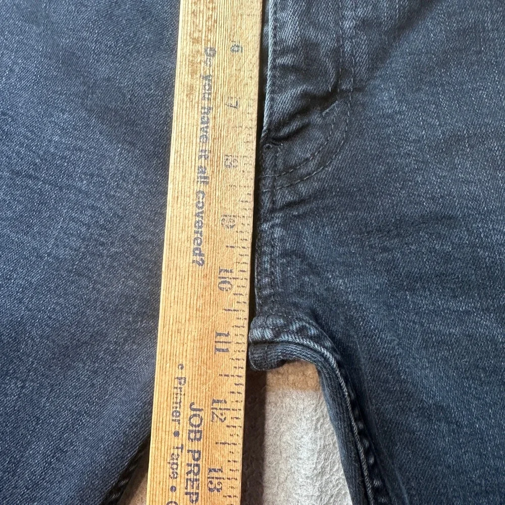 Levi's 505 Jeans Mens 34x34 (33x31) Black Regular Fit Straight Leg Stretch Denim